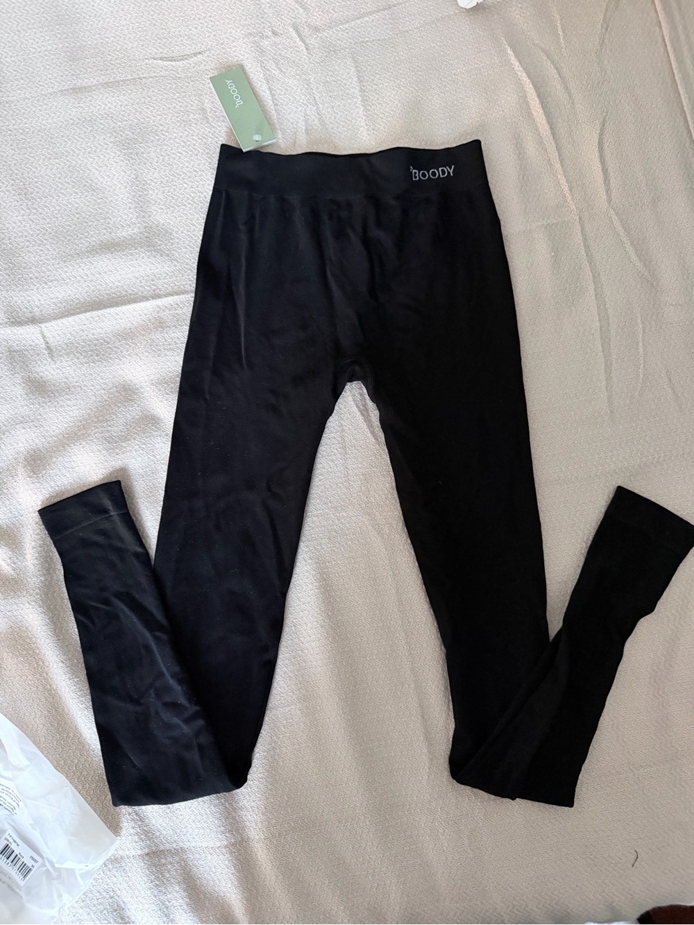 BOODY Black Bamboo Leggings - Soft Stretch Fit